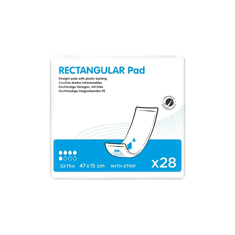 Schutzeinlage Rectangular Pad Extra weiss, 725ml