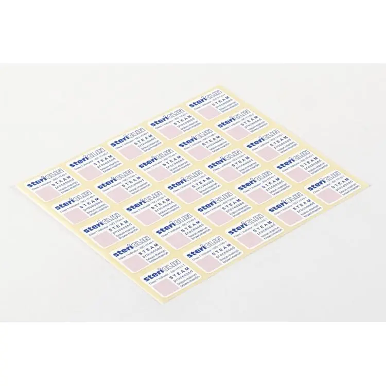 Haftetiketten SteriClin 25 x 20 mm mit STEAM-Indikator 2500Stück