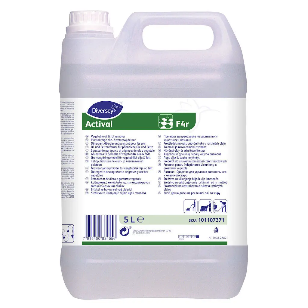 Fussbodenreiniger Diversey Actival F4r im Kanister à 5 Liter