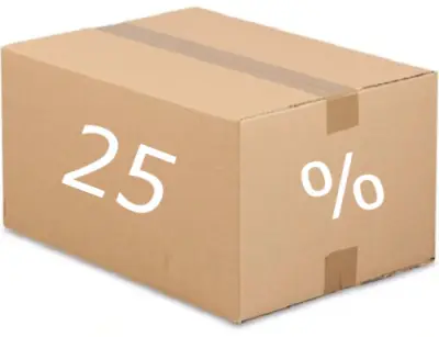 title="25% Cartone Generico"