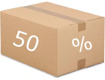 title="50% Cartone Generico"