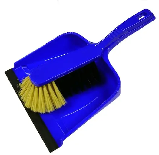 PALETTA E SCOPINO "LUXUS" BLU E GIALLO