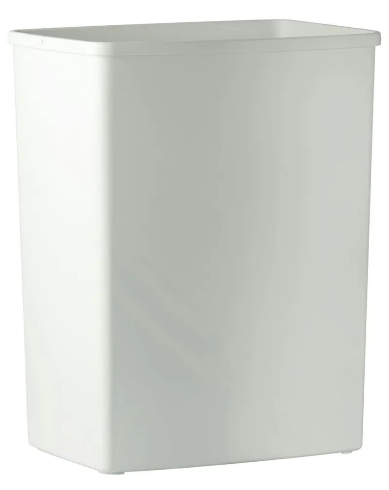 CESTINO CON SUPPORTO A MURO LT 43 BIANCO