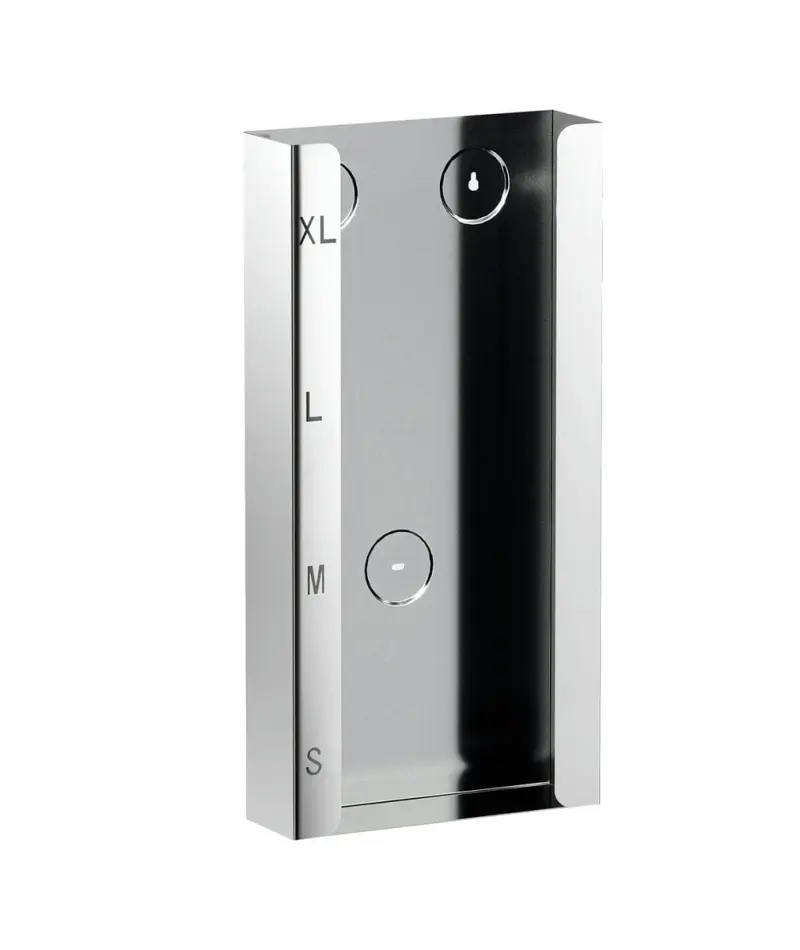 DISPENSER GUANTI ACCIAIO INOX- 4 BOXES