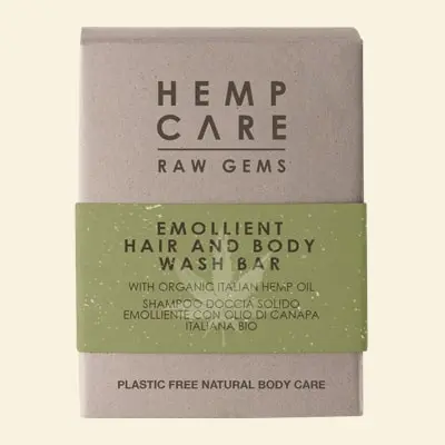 HEMP CARE RAW GEMS EMOLLIENT HAIR AND BODY WASH