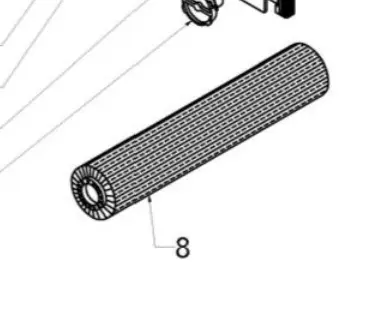 BRUSH ROLLER LW 38CC